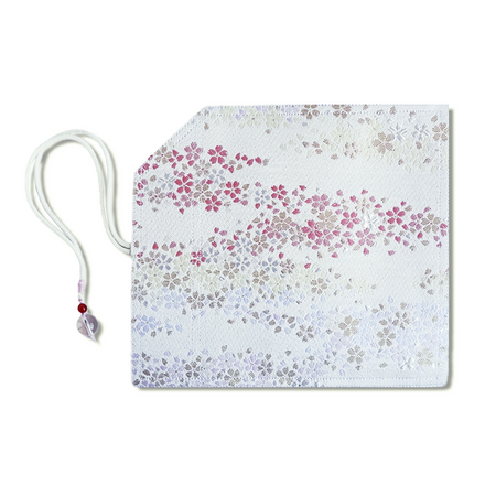 Cathay iridescent bloom pen case with a shiny, colorful exterior and zipper closure, designed to hold pens and small stationery items.