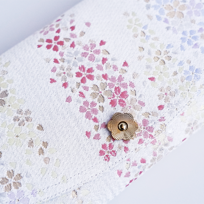 Cathay Snowlit Bloom pen case featuring floral design, compact and stylish storage for pens and writing accessories.