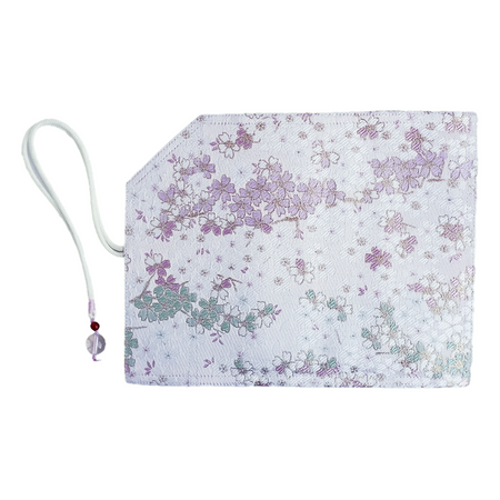 Cathay Snowlit Bloom pen case showing vibrant floral design with zipper closure, made of durable material for storing writing instruments.