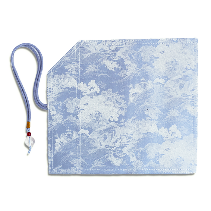Cathay ShanShui pen case featuring a traditional Asian landscape design, with a sleek, durable exterior for stationery storage.