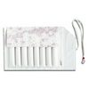 Cathay Snowlit Bloom pen case showing a floral design in pastel colors, made for storing pens and writing instruments.