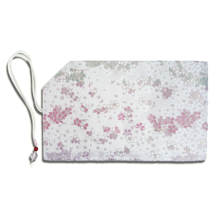 Cathay Snowlit Bloom pen case showing floral design with zipper closure and compact storage for writing instruments.