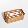 Wooden Cathay pen box with a smooth finish, designed for elegant storage of pens and writing instruments.