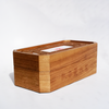 Wooden Cathay pen box with a sliding lid, designed to hold and display writing pens in a stylish, elegant storage case.