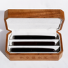 Cathay wooden pen box with a smooth finish and secure lid, designed to hold and protect writing pens and accessories.