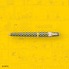 Esterbrook Charlie Brown Estie fountain pen with comic strip background featuring Peanuts characters and Charlie Brown design.