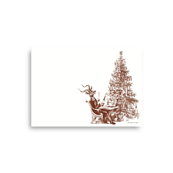 Alexa Pulitzer Christmas Cheer A7 notes featuring festive holiday-themed designs on high-quality paper.