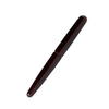 Cathay Cigar Tamenuri Aka fountain pen with deep brown and amber lacquer finish, featuring a sleek, elegant design.