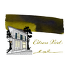 Swatch of Papier Plume Citron Vert fountain pen ink showing vibrant green-yellow color on paper.