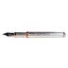 Grifos Cityscape fountain pen with detailed city skyline design and elegant black and gold finish.