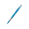 Cleo Skribent blue rollerball pen with sleek design, featuring a smooth ink flow and elegant styling.