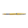 Cleo Skribent gold rollerball pen with sleek design, featuring a shiny gold finish and smooth writing tip.