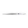 Cleo Skribent sterling silver ballpoint pen with sleek design and smooth writing tip, displayed against a neutral background.