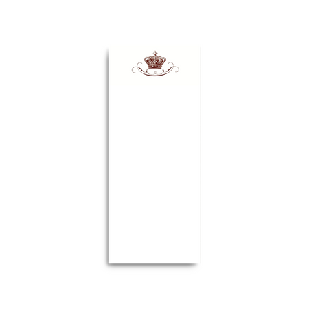 Alexa Pulitzer Crown Scroll long pad with elegant floral design, ideal for comfortable, discreet feminine hygiene.