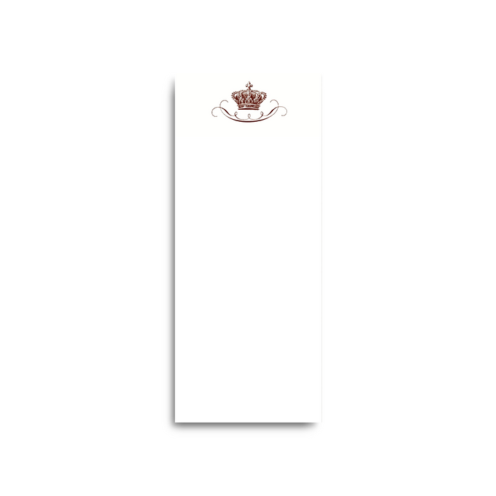 Alexa Pulitzer Crown Scroll long pad with elegant floral design, ideal for comfortable, discreet feminine hygiene.