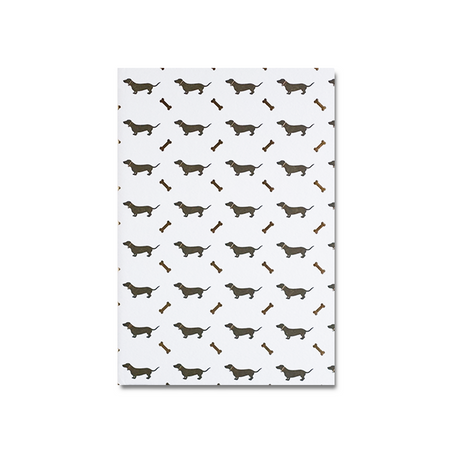 Rossi dog journal with lined pages and dog-themed cover, perfect for pet owners to record their dog's daily activities and milestones.