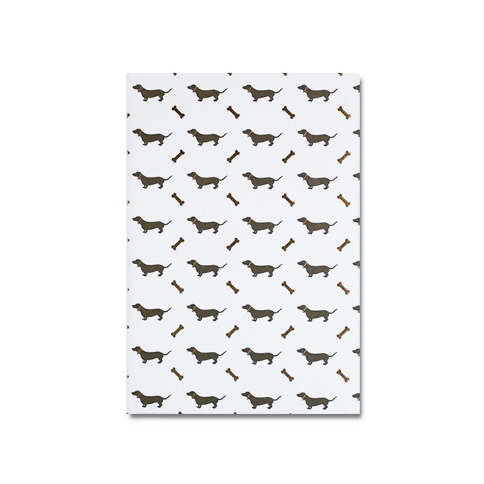 Rossi dog journal with lined pages and dog-themed cover, perfect for pet owners to record their dog's daily activities and milestones.