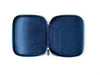 Eng Leather Co. 9-slot leather pen case in midnight blue, showing a sleek, compact design with multiple pen slots.