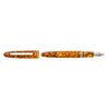 Esterbrook Estie fountain pen with honeycomb pattern and silver fittings, showcasing a sleek, elegant writing instrument.