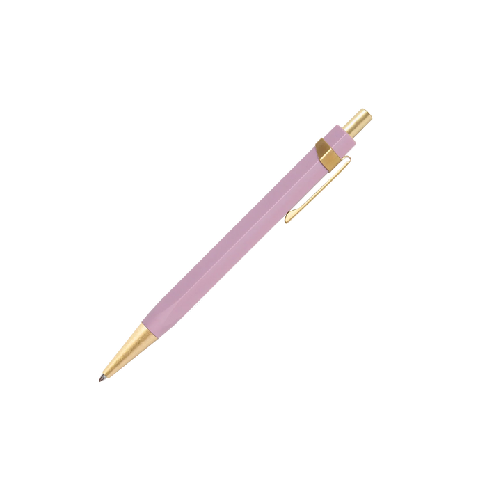 Y Studio Glamour Evolve Ocean sustainable ballpoint pen in evening purple with sleek design and modern style.