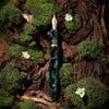 Esterbrook Estie fountain pen with evergreen ink, featuring a sleek design and gold accents, on a white background.