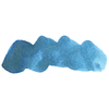 Papier Plume bottled calligraphy ink in Forget-Me-Not Blue, showing a glass ink bottle with blue ink inside.