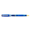 Esterbrook JR Pocket Pen Fantasia fountain pen with colorful patterned design on a black background.