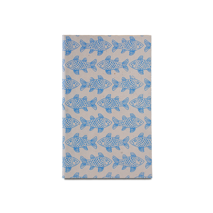 Giftsland Fish Journal with a colorful fish illustration on the cover, perfect for writing and note-taking.