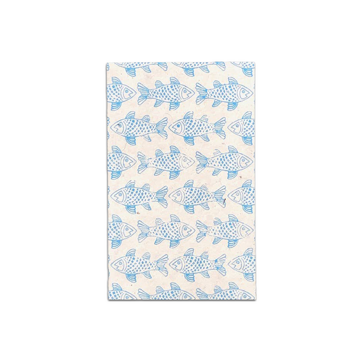 Giftsland fish-themed journal with a colorful fish illustration on the cover, ideal for writing and note-taking.