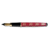 Elegant Grifos Fleur De Lis fountain pen with gold accents and detailed design, showcasing its classic writing instrument style.