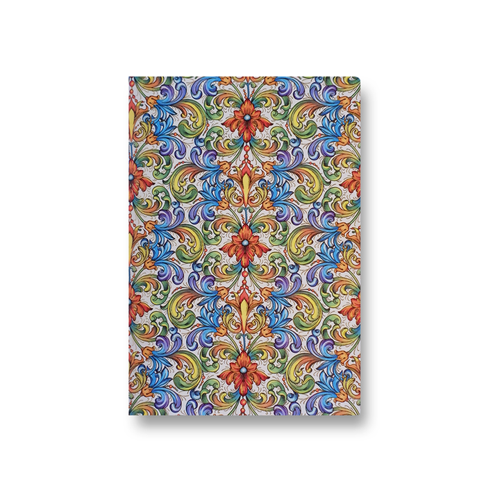 Kartos soft cover A6 journal with floral Flores design, ideal for writing and note-taking.