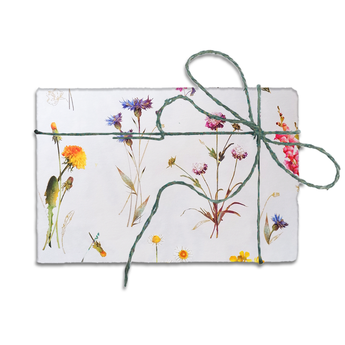Kartos Wildflower wrapping paper featuring a colorful floral pattern for gift wrapping and decorative presentation.