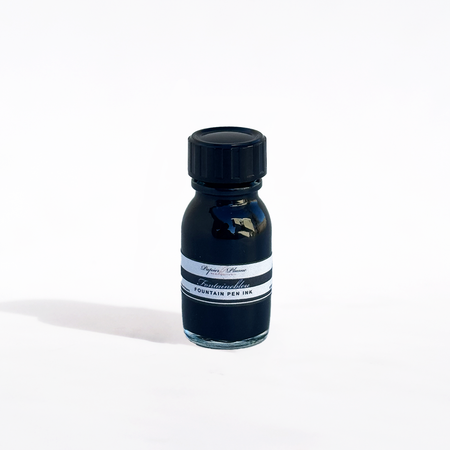 Papier Plume fountain pen ink set with 12 bottles of 15ml blue ink, perfect for writing and calligraphy.