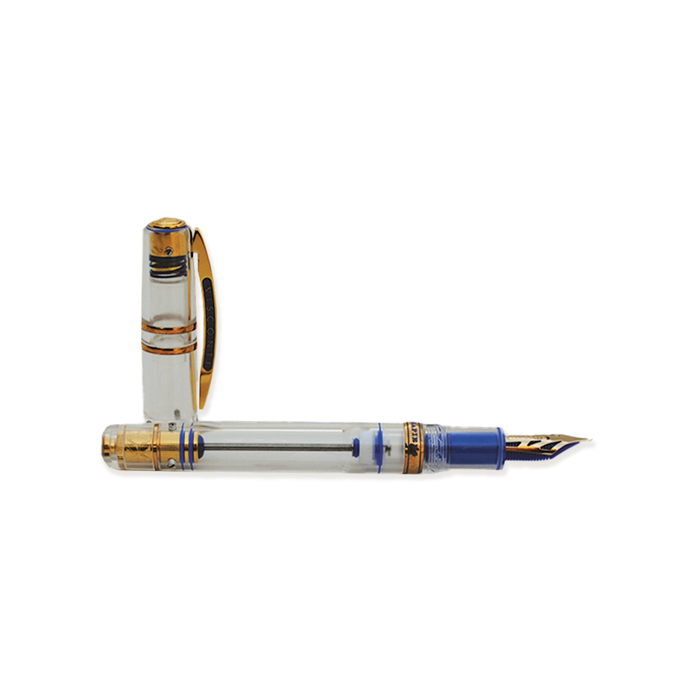 Visconti Homo Sapiens full demo fountain pen with intricate design and gold accents, showcasing the luxurious limited edition writing instrument.