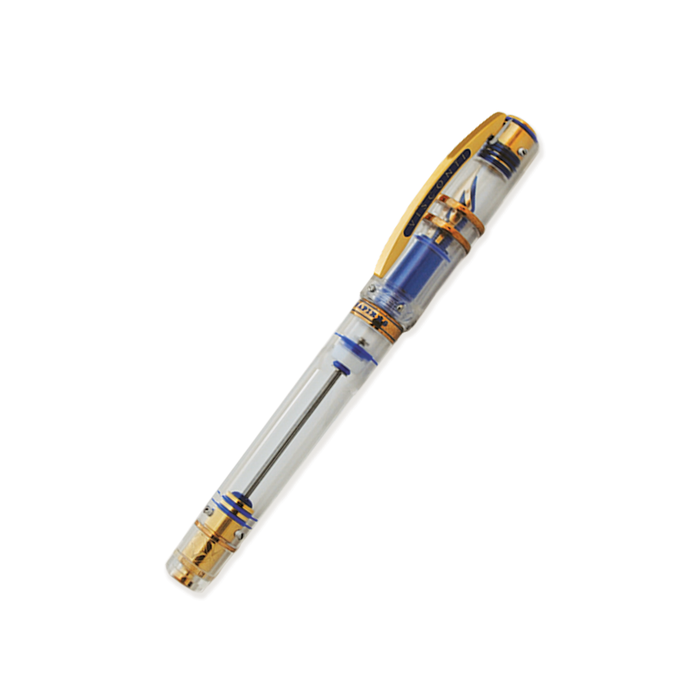 Visconti Homo Sapiens fountain pen with full demo display, limited edition, showcasing sleek design and craftsmanship.