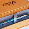 Gioia Capodimonte Kawari fountain pen with gold trim, featuring a sleek design and elegant craftsmanship.