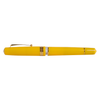 Armando Simoni Club ASC Bologna Portofino Bespoke 2024 handbag in vibrant yellow Giallo gold leather with gold hardware.