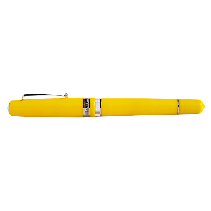 Armando Simoni Club ASC Bologna Portofino Bespoke 2024 in Giallo yellow with rhodium accents, showcasing the luxurious leather wallet.