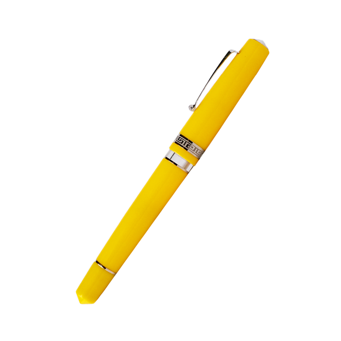 Armando Simoni Club ASC Bologna Portofino Bespoke 2024 watch with yellow Giallo dial and rhodium accents.