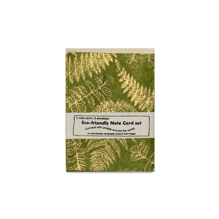Giftsland Fern notecards featuring botanical fern illustrations, perfect for personalized stationery or greeting cards.