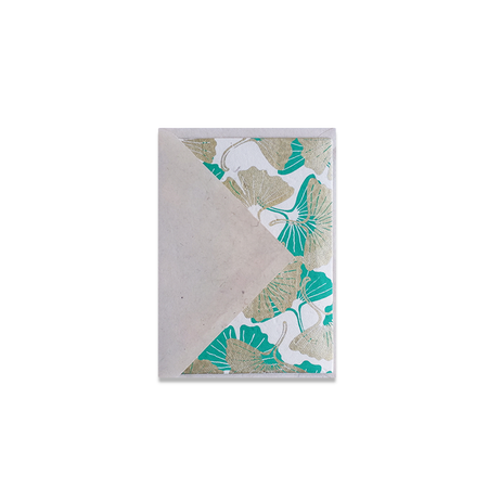 Giftsland Ginkgo note cards featuring elegant ginkgo leaf illustrations on crisp paper for stationery or gifting.