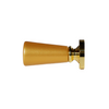Gold triangular wood wax seal handles by Papier Plume, featuring elegant geometric design for vintage-style crafting or sealing projects.