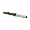 Silver and gold Grifos Ivy fountain pen with sleek design and metal clip, shown from a side angle on a white background.
