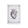 Rossi A5 soft cover stitched journal with a heart design on the front page, ideal for notes and journaling.