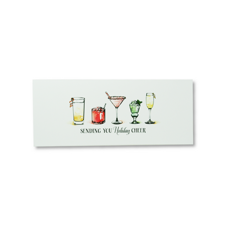 Scriptura Christmas Card featuring a festive design with a Quarantini theme, perfect for holiday greetings and seasonal cheer.