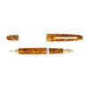 Esterbrook Estie push button fountain pen with honeycomb piston mechanism, sleek design, and gold accents.