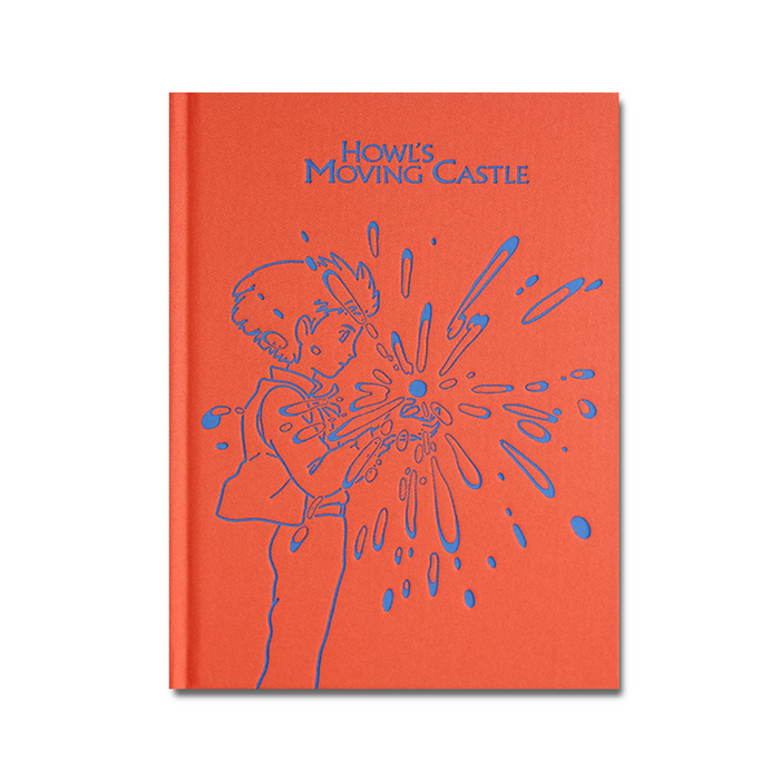 Chronicle Books Studio Ghibli Howl's Moving Castle journal with illustrated cover and lined pages for writing and note-taking.