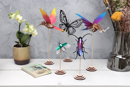 Bienfang DIY table display made of wood, ideal for craft projects, with a natural wooden finish and tabletop surface.