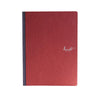 Karatis Sumac notebook featuring Tomoe River paper with a 7.5x10 inch cover and elegant design.