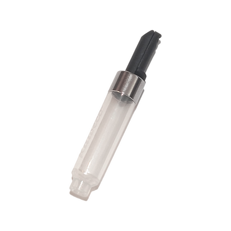Kaweco mini foldable converter for fountain pens, compact and lightweight ink filling device, shown in black and silver.